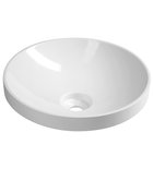 BANERA SQUARE countertop washbasin, cast marble, 50x36cm, white Photo: BANERA SQUARE countertop washbasin, cast marble, 50x36cm, white