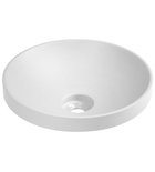 BANERA SQUARE countertop washbasin, cast marble, 50x36cm, white matt Photo: BANERA SQUARE countertop washbasin, cast marble, 50x36cm, white matt