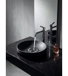 Photo: BANERA SQUARE Waschbecken zum Setzen, Gussmarmor, 50x36cm, Anthrazit matt
