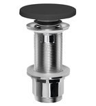 Photo: VERTO Waschbecken-Ablaufgarnitur 5/4“, klick-klack, großer Stopfen, 10-80mm, Anthrazit matt