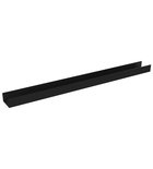 SELURA shelf with rack 100cm, black Photo: SELURA shelf with rack 100cm, black