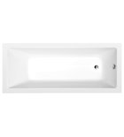 NOEMI Rectangular Bath 180x80x39cm, White matt Photo: NOEMI Rectangular Bath 180x80x39cm, White matt