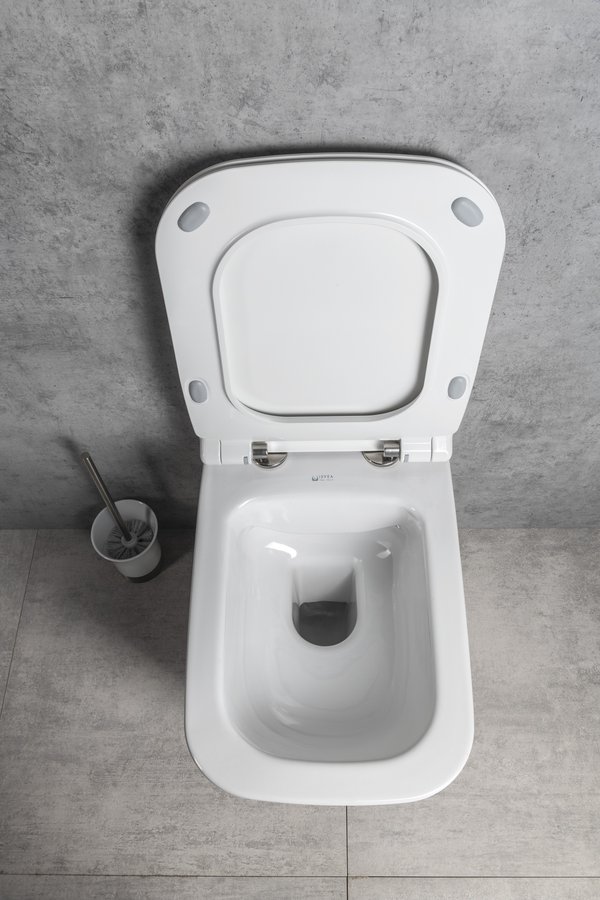Isvea VEA závěsná WC mísa Rimless, 34,5x52cm, bílá 10VA02004