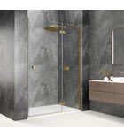Photo: GLOBE GOLD MATT Alcove Shower Door 1000mm, clear glass, right