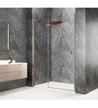 Photo: GLOBE COPPER MATT Alcove Shower Door 1000mm, clear glass, left