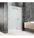 Photo: GLOBE COPPER MATT Alcove Shower Door 900mm, matt glass, right