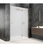 Photo: GLOBE GOLD MATT Alcove Shower Door 1100mm, matt glass, right