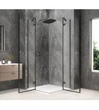 Photo: GLOBE GUN METAL Square screen 1000x1000mm, corner entry, clear glass