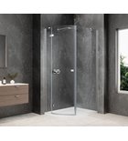 Photo: GLOBE CHROME Quadrant Shower Enclosure 800x1000mm, clear glass, left
