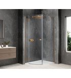 Photo: GLOBE COPPER MATT Quadrant Shower Enclosure 800x1000mm, clear glass, left