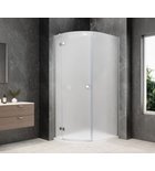Photo: GLOBE CHROME Quadrant Shower Enclosure 800x900mm, matt glass, left