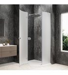 Photo: GLOBE CHROME Quadrant Shower Enclosure 1000x800mm, matt glass, left