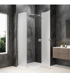 Photo: GLOBE CHROME Quadrant Shower Enclosure 1000x800mm, matt glass, right