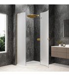 Photo: GLOBE GOLD MATT Quadrant Shower Enclosure 1000x800mm, matt glass, right
