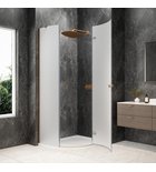 Photo: GLOBE COPPER MATT Quadrant Shower Enclosure 1000x800mm, matt glass, right