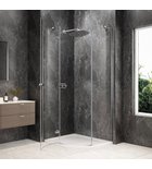 Photo: GLOBE CHROME Quadrant Shower Enclosure 1000x900mm, clear glass, left