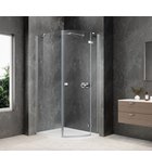 Photo: GLOBE CHROME Quadrant Shower Enclosure 900x1000mm, clear glass, right