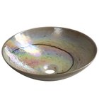 Photo: SAND MURANO sklenené umývadlo na dosku, priemer 41cm, sand