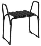 Photo: HANDICAP bathroom stool with handles, adjustable height, black
