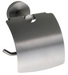 Photo: X-ROUND GUN METAL wieszak na papier toaletowy, z&nbsp;klapką, gun metal