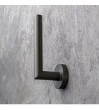 Photo: X-ROUND GUN METAL wieszak na papier toaletowy, gun metal