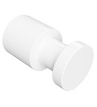 Photo: X-ROUND WHITE hook 30mm, white matt