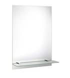 Photo: Mirror with holes for shelf 50x70cm, including hangers