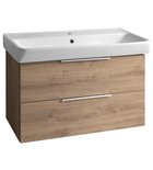 NEON Vanity Unit 80x41,5 cm, oak emporio Photo: NEON Vanity Unit 80x41,5 cm, oak emporio