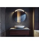 Photo: BORD round mirror with MOON LED light, ground edge dia. 60cm, CU free