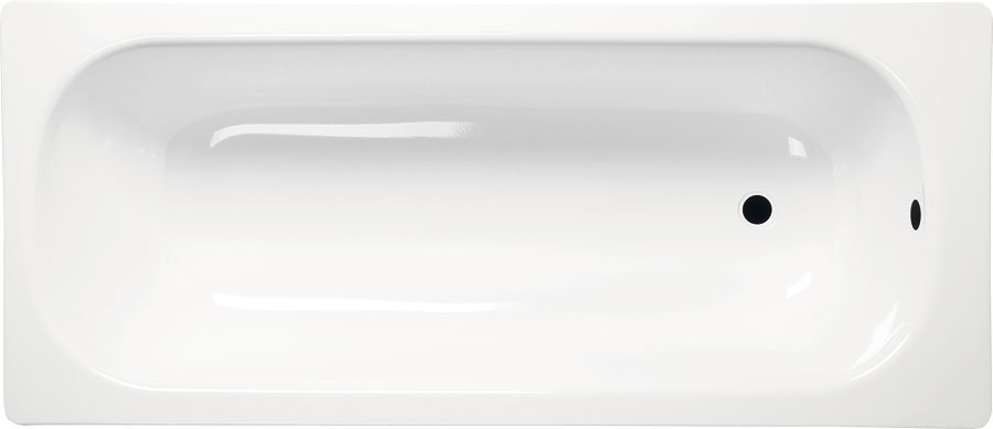 Obdélníková smaltovaná vana 140x70x39cm, bílá V140X70