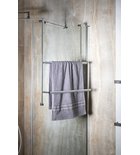 Photo: Závěsný držák ručníků na sprchovou zástěnu 600x730x125mm, chrom