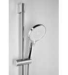 Photo: Handmassage-brause, 4 Funktionen, Silikondüsen, Durch. 123mm, Chrom