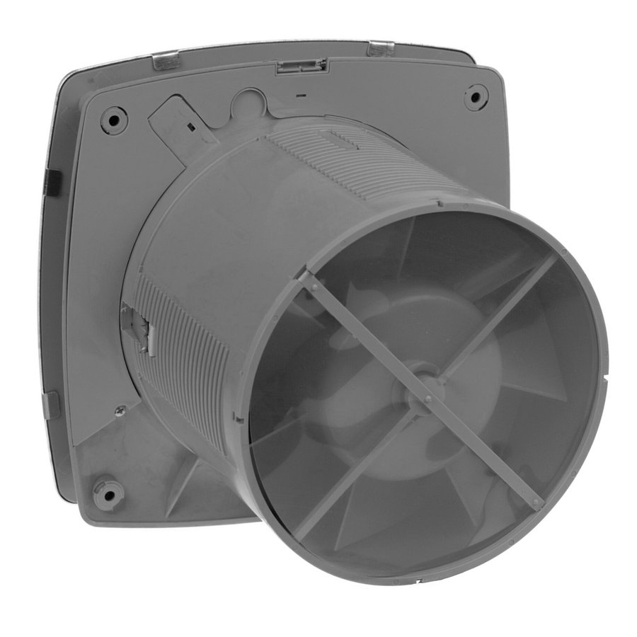 Cata X-MART 10H koupelnový ventilátor axiální s automatem, 15W, potrubí 100mm, nerez mat 01044000