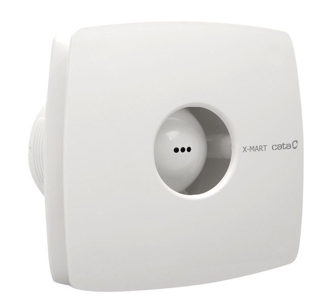 X-MART 12T koupelnový ventilátor axiální s časovačem, 20W, potrubí 120mm, bílá 01021000