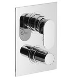 Photo: GLAM Concealed Thermostatic Shower Mixer Tap, 3-way, chrome