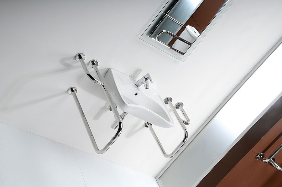 Sapho HANDICAP opěrné madlo PRAVÉ 760mm, bílá XH536W