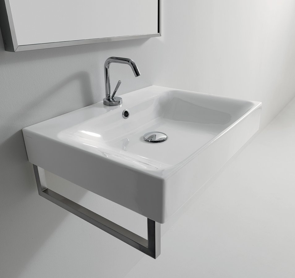 Kerasan CENTO držák ručníků boční 41cm, chrom 911601