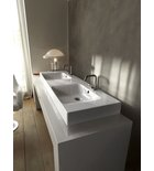Photo: CENTO Double Ceramic Washbasin 140x45cm