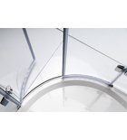 Photo: LEGRO štvrťkruhová sprchová zástena 900x900mm, dvojkrídlová, číre sklo
