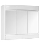 Photo: SAPHIR Mirror Cabinet 60x51x18cm inc LED tube 6W, white plastic