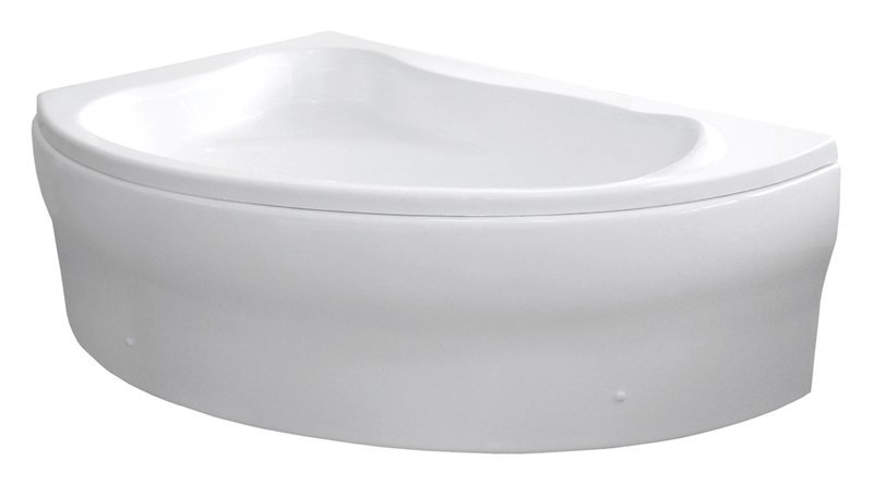 Aqualine ORAVA vana 150x90x38cm bez nožiček, levá, bílá G1590