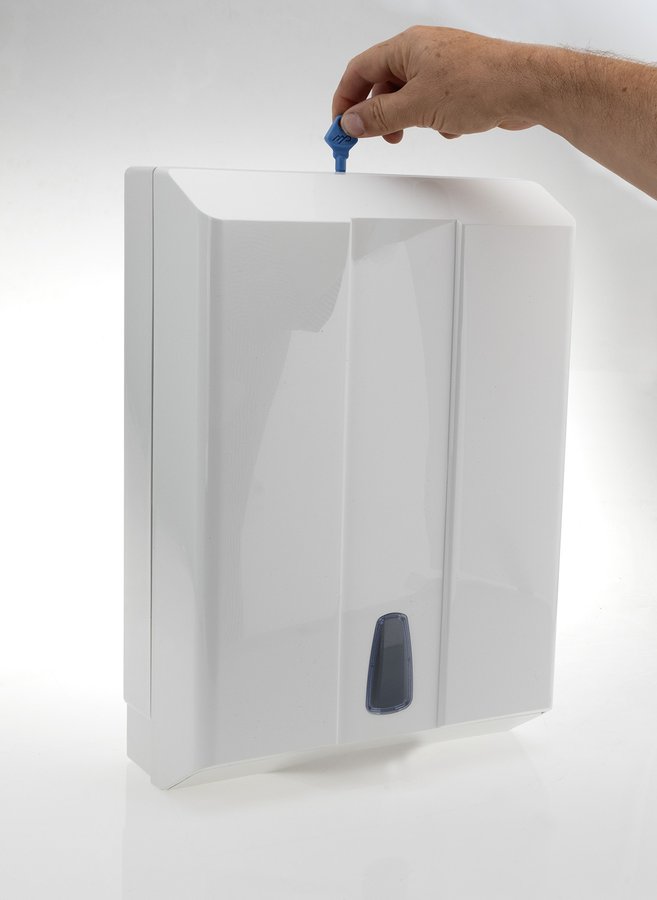 MARPLAST Zásobník na papírové ručníky 28,5x40x13cm, bílá 504