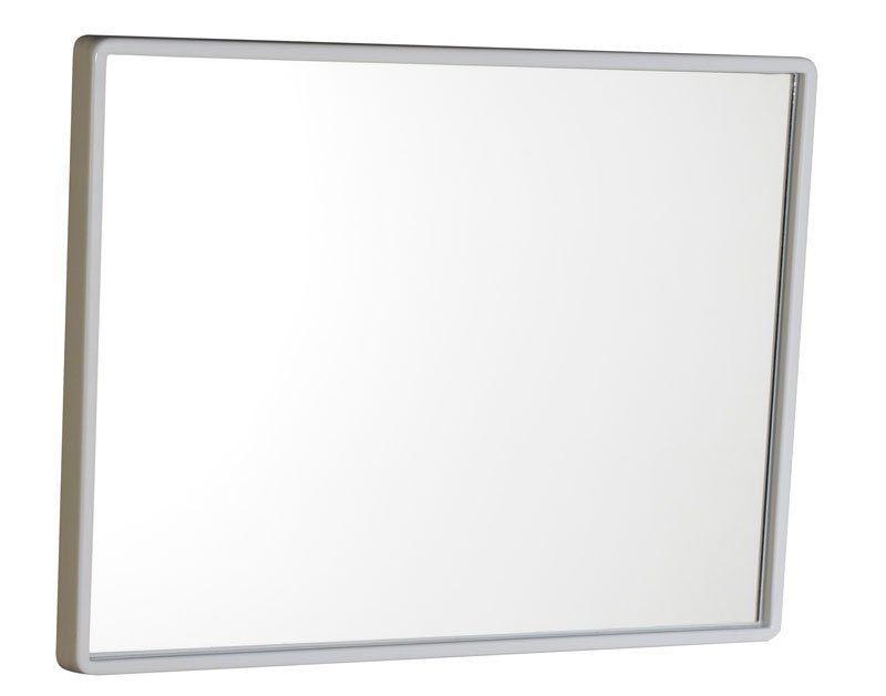 Zrcadlo 40x30cm, plastový bílý rám 22436