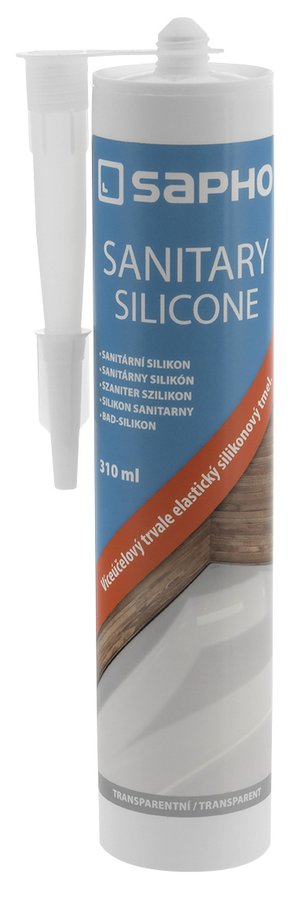 Sanitární silikon, 310ml, transparent