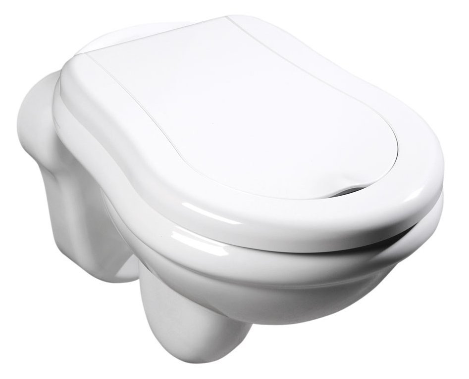 RETRO závěsná WC mísa, 38x52cm, bílá 101501