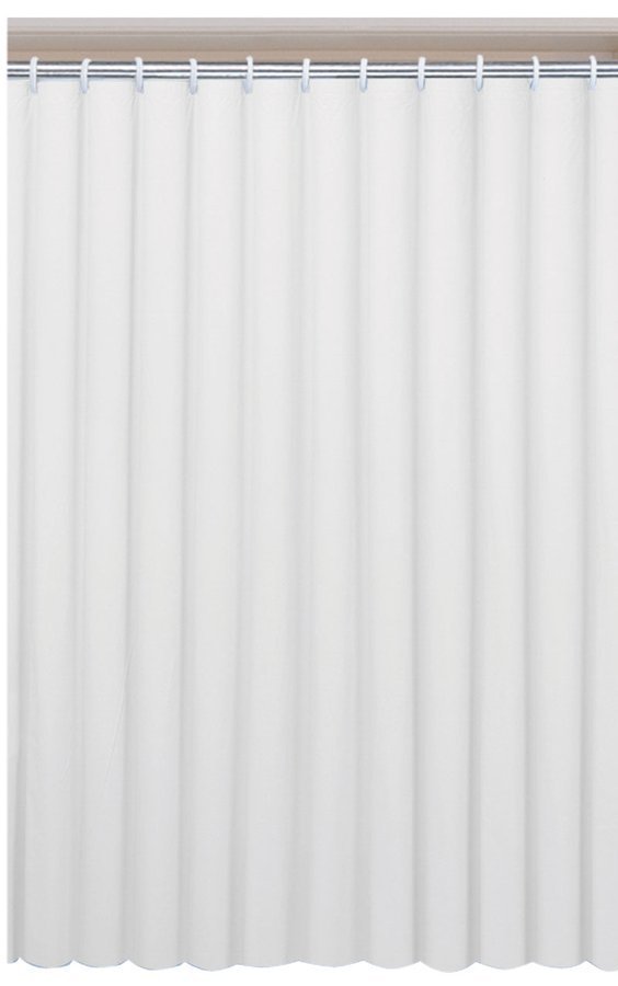 UNI sprchový závěs 120x200cm, vinyl, bílá 131111