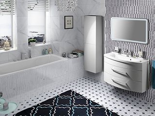 STATUARIO 34x67 / 45x45 Photo: STATUARIO 34x67 / 45x45